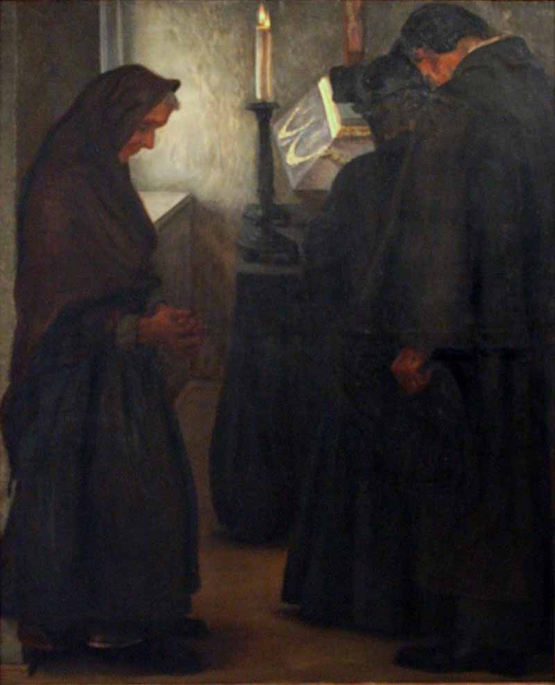 Karel Myslbek In the Mortuary